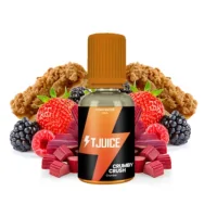 Aroma - Crumby Crush - 30ml von T-Juice GB (DIY)Lieferumfang: 1x Aroma - Crumby Crush - 30ml von T-Juice GB (DIY)Geschmack: Eine warme Fusion aus knusprigen Streuseln und roten Früchten, die durch subtilen Rhabarber ergänzt werden.Aroma nicht Pur dampfen!Marke T-JuiceLand Vereinigtes KönigreichFruchtiger, süßer GeschmackVerpackung PE-Flasche 30ml mit kindersicherem Verschluss.Inhalt 30mlSteep-Zeit 1 WocheEmpfohlene Dosierung 10% bis 15%14992t-juice logo11,50&nbsp;CHFsmoke-shop.ch11,50&nbsp;CHF