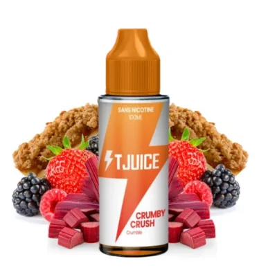 100 ml - Crumby Crush von T-Juice GB (Shortfill Liquid)Lieferumfang: 100 ml - Crumby Crush von T-Juice GB (Shortfill Liquid)Geschmack:: Eine warme Fusion aus knusprigen Streuseln und roten Früchten, die durch subtilen Rhabarber ergänzt werden.Hergestellt in GrossbritannienMarke T-JuiceLand Vereinigtes KönigreichGeschmack Fruchtig, GourmandPG/VG-Verhältnis 50/50Verpackung 120ml PE-Flasche mit kindersicherem Verschluss.Inhalt 100mlNikotindosierung 0mg14998t-juice logo24,90&nbsp;CHFsmoke-shop.ch24,90&nbsp;CHF