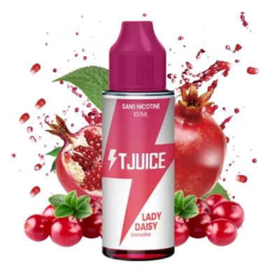 100 ml - Lady Daisy von T-Juice GB (Shortfill Liquid)Lieferumfang: 100 ml - Lady Daisy von T-Juice GB (Shortfill Liquid)Geschmack:: Ein betörendes Amalgam aus Früchten, Grenadine, zu dem sich Granatäpfel und Cranberries gesellen, und das mit einer süßen Vanillenote abschließt.Hergestellt in GrossbritannienMarke T-JuiceLand Vereinigtes KönigreichGeschmack Fruchtig, GourmandPG/VG-Verhältnis 50/50Verpackung 120ml PE-Flasche mit kindersicherem Verschluss.Inhalt 100mlNikotindosierung 0mg15002t-juice logo24,90 CHFsmoke-shop.ch24,90 CHF