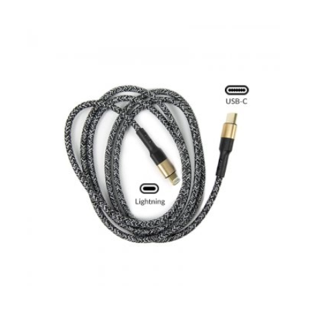 Gold Plating 20W Cable Type-C Lightning (Iphone) 1.2 Meter
