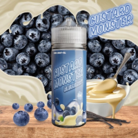 Blueberry Custard 0mg 100ml - Custard Monster by Monster Vape Labs - Shortfill