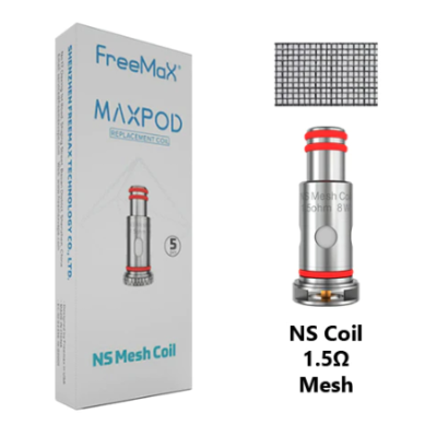 FREEMAX MAXPOD NS MESH COILS - 1.5 OhmFREEMAX MAXPOD NS MESH SPULENMerkmale:Erhältlich in 1,5 Ohm und 1,0 Ohm SpulenIdeal für MTL-Dampfen80% Flachs Baumwolle und 20% Standard BaumwolleModifizierte E-Liquid ZuführungslöcherLängere Lebensdauer als die Standard-Sub-Ohm-SpiralenDiese einzigartigen NS-Mesh-Coils enthalten die modifizierten Free Max E-Liquid-Zuführungslöcher. Diese wurden speziell entwickelt, um die Geschwindigkeit der E-Liquid-Zufuhrlöcher zu erhöhen, so dass sie viel schneller als andere einen direkten Kontakt mit der Basis der NS-Mesh-Spule herstellen können. Dadurch wird auch der Verdampfungsprozess für Sie verbessert. Probieren Sie es noch heute!Das reguläre NS Mesh Coil-Sortiment bietet einen 0,15 Ohm und 1,0 Ohm Coil, zusammen mit einem 0,15 Ohm Firelock Sextuple, einem 0,15 Ohm Quad Mesh Build und einem 0,15 Ohm Firelock Duodenary Coil-Designs, um das Dampferlebnis für Sie zu verbessern.Lieferumfang:5 x Free Max NS Mesh Vape CoilsCoil Werte:15118Freemax12,90 CHFsmoke-shop.ch12,90 CHF