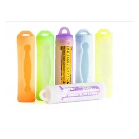 Silikon Etui für 18650 Akkus / Schutzhülle -