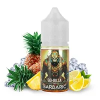 30ml - Barbaric - Go-rilla Temple - DIY Aroma30ml - Barbaric - Go-rilla Temple - DIY AromaGeschmack: Ein tropischer Cocktail aus saftiger Ananas und spritziger Zitrone, angereichert mit frischen Noten. Hersteller Go-rilla TempleLand FrankreichGeschmacksrichtung FruchtigVerpackungInhalt 30mlZiehzeit 3 bis 5 TageEmpfohlene Dosierung 5 - 10%  15132Go-rilla Temple - Aroma FR11,90 CHFsmoke-shop.ch11,90 CHF