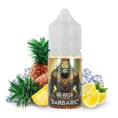 30ml - Barbaric - Go-rilla Temple - DIY Aroma30ml - Barbaric - Go-rilla Temple - DIY AromaGeschmack: Ein tropischer Cocktail aus saftiger Ananas und spritziger Zitrone, angereichert mit frischen Noten. Hersteller Go-rilla TempleLand FrankreichGeschmacksrichtung FruchtigVerpackungInhalt 30mlZiehzeit 3 bis 5 TageEmpfohlene Dosierung 5 - 10%  15132Go-rilla Temple - Aroma FR11,90 CHFsmoke-shop.ch11,90 CHF