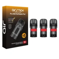 3 Pods - 2ml Airstick Pro 500 Pod Steam CraveGerätetyp Pods-PatronenFassungsvermögen (ml) 2 mlNachfüllen SeiteSpulen 0,5 bis 1 OhmPackung mit 3 Airstick Pro 500 Pods im Wert von 1ohm von Steam Crave, die bis zu 2mL Liquid fassen können, das von vorne eingefüllt werden kann. Kompatibel mit dem gleichnamigen Pod Kit.15188steam Crave5,50 CHFsmoke-shop.ch5,50 CHF