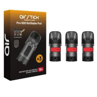 3 Pods - 2ml Airstick Pro 500 Pod Steam CraveGerätetyp Pods-PatronenFassungsvermögen (ml) 2 mlNachfüllen SeiteSpulen 0,5 bis 1 OhmPackung mit 3 Airstick Pro 500 Pods im Wert von 1ohm von Steam Crave, die bis zu 2mL Liquid fassen können, das von vorne eingefüllt werden kann. Kompatibel mit dem gleichnamigen Pod Kit.15188steam Crave5,50 CHFsmoke-shop.ch5,50 CHF