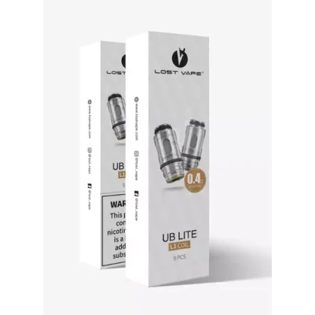 Lost Vape UB Lite Verdampferköpfe - vers. Ohm (5 Coils)