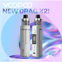 Kit Pod Drag X2 PnP X - Voopoo -18650- 80 Watt USB CEin neuer Pod Voopoo aus der Drag Familie, der Drag X2.Arbeitet mit 18650 Batterie (nicht enthalten) Aufladen über USB-C.Leistung einstellbar von 5 bis 80 Watt.Cartridge mit einer Kapazität von 5 ml und Füllung von der Seite.Top Luftstrom einstellbar.Kompatibel mit allen PnP X Serie Spulen.Leak Proof Technologie, Auslaufschutz.Leistungsstarke Gene TT 2.0 Chipsatz mit einer klaren und benutzerfreundlichen Schnittstelle.Geliefert mit1 x Drag X Mod Pod1 x 5 ml DTL Kartusche1 x Spule PnP X 0.15 ohm1 x Spule PnP X 0,3 Ohm1 x USB-Kabel-C1 x Garantiekarte1 x BenutzerhandbuchEigenschaftenAbmessungen: 129.8x31.8x28.6mmLeistungsbereich: 5-80WFassungsvermögen: 5ml Batterie: 18650Material: Zink-Legierung + LederSpulen : Alle PnP X Serie Spulenbetrieben mit 1x 18650 Batterie , nicht im Lieferumfang enthalten15194Voopoo49,90 CHFsmoke-shop.ch49,90 CHF