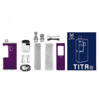 Tita X AIO Black - Veepon (Boro Device) - ViolettVeepon ist zurück in Kraft mit dem Tita X AIO Kit, für alle Boros-Fans und diejenigen, die Qualität Ausrüstung zu entdecken!Kompatibel mit allen Boro-Tanks.Arbeitet mit einer 18650/21700 Batterie (nicht enthalten).Leistungsstarker VP60-Chipsatz.Auswechselbare Frontplatten.Aufladen über USB-C.Alle Arten von vape sind möglich, von MTL zu DL.4ml Boro Tank Veepon kompatibel mit VVC Spulen.Lieferumfang: 1 x Tita X AIO Mod Black1 x Veepon Boro Tank2 x Mesh-Spulen 0,3ohm1 x Transparente Frontblende1 x Schwarze Frontblende1 x 18650 Adapter1 x USB-C KabelEigenschaftenGröße: 44.55*26*84mmAkku 18650/21700Material: Aluminiumlegierung und SS3164ml FassungsvermögenMTL bis DL-ZugAufladen über USB-CAuswechselbare Platten14186VEEPON - Tita149,90 CHFsmoke-shop.ch149,90 CHF