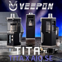 Tita X AIO Black - Veepon (Boro Device) - ViolettVeepon ist zurück in Kraft mit dem Tita X AIO Kit, für alle Boros-Fans und diejenigen, die Qualität Ausrüstung zu entdecken!Kompatibel mit allen Boro-Tanks.Arbeitet mit einer 18650/21700 Batterie (nicht enthalten).Leistungsstarker VP60-Chipsatz.Auswechselbare Frontplatten.Aufladen über USB-C.Alle Arten von vape sind möglich, von MTL zu DL.4ml Boro Tank Veepon kompatibel mit VVC Spulen.Lieferumfang: 1 x Tita X AIO Mod Black1 x Veepon Boro Tank2 x Mesh-Spulen 0,3ohm1 x Transparente Frontblende1 x Schwarze Frontblende1 x 18650 Adapter1 x USB-C KabelEigenschaftenGröße: 44.55*26*84mmAkku 18650/21700Material: Aluminiumlegierung und SS3164ml FassungsvermögenMTL bis DL-ZugAufladen über USB-CAuswechselbare Platten14186VEEPON - Tita149,90 CHFsmoke-shop.ch149,90 CHF