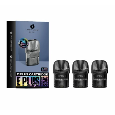 E-Plus Pod 3ml (3 Kartuschen)- Lost Vape - vers. Ohm E-Plus Pod 3ml (3pcs)- Lost Vape - vers. OhmFassungsvermögen von 3 ml.Befüllung an der Seite.Verkauft in 1 Pack à 3 KartuschenFür die Thelema Elite 40W 15197Lost Vape14,90 CHFsmoke-shop.ch14,90 CHF