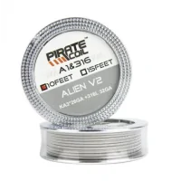 Wickeldraht Alien vers. Ausführungen - Pirate Coil - 3 MeterWickeldraht Alien vers. Ausführungen - Pirate Coil - 3 MeterWire Alien V2 3*26G(KA1)+32G(316L) - Pirate Coil KA1 + SS316L Draht.Gesamtlänge von 10 Fuß. (3 Meter)3*26G(KA1)+32G(SS316L).Leichtes und einfaches WickelnPerfekt für Ihre DL VerdampferWire Snake Alien 1 SS316L 0.3*0.8flat+32G - Pirate Coil Voller SS316L-Draht.Gesamtlänge von 10 Fuß. (3 Meter)SS316L 0.3*0.8flach+32G.Leichtes und einfaches Wickeln Perfekt für Ihre DL VerdampferWire Snake Alien 4 Ni80 3*28G+32G - Pirate Coil Voller Ni80-Draht.Gesamtlänge von 10 Fuß. (3 Meter)Ni80 3*28G+32G.Leichtes und einfaches Wickeln Perfekt für Ihre DL Verdampfer 15200Pirate Coil - Wickeldraht9,90 CHFsmoke-shop.ch9,90 CHF Wickeldraht Alien vers. Ausführungen - Pirate Coil - 3 MeterWickeldraht Alien vers. Ausführungen - Pirate Coil - 3 MeterWire Alien V2 3*26G(KA1)+32G(316L) - Pirate Coil KA1 + SS316L Draht.Gesamtlänge von 10 Fuß. (3 Meter)3*26G(KA1)+32G(SS316L).Leichtes und einfaches WickelnPerfekt für Ihre DL VerdampferWire Snake Alien 1 SS316L 0.3*0.8flat+32G - Pirate Coil Voller SS316L-Draht.Gesamtlänge von 10 Fuß. (3 Meter)SS316L 0.3*0.8flach+32G.Leichtes und einfaches Wickeln Perfekt für Ihre DL VerdampferWire Snake Alien 4 Ni80 3*28G+32G - Pirate Coil Voller Ni80-Draht.Gesamtlänge von 10 Fuß. (3 Meter)Ni80 3*28G+32G.Leichtes und einfaches Wickeln Perfekt für Ihre DL Verdampfer 15200Pirate Coil - Wickeldraht9,90 CHFsmoke-shop.ch9,90 CHF