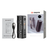 Huracan LX Mod -Aspire - 3000 mAh - USB C - Box ModEntdecken Sie die neue Mod Huracan LX Aspire, eine moderne und nüchterne mod.Built-in 3000mAh Batterie, die schnell (2A) durch USB-C auflädt.Einstellbare Leistung von 5 bis zu 100 Watt maximal.0,96" TFT-Display in kompakter und eleganter Farbe.5 Nutzungsmodi: WATT, SPANNUNG, BYPASS, CPS, TC.Mehrere Schutzvorrichtungen für eine 100% sichere Verdampfung.15202Aspire52,00 CHFsmoke-shop.ch52,00 CHF