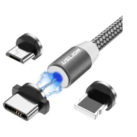 Uslion magnetischer USB-C Kabel + USB C Magnet AdapterUslion magnetischer USB-C Kabel + USB C Magnet AdapterDer Uslion USB-C-Adapter dockt über die magnetische Verbindung&nbsp;an das&nbsp;Uslion magnetisches 540 Grad drehbare&nbsp;Ladekabel an. Lieferumfang mit Kabel und USB C Adapter15212Smoke-Shop.ch5,00&nbsp;CHFsmoke-shop.ch5,00&nbsp;CHF