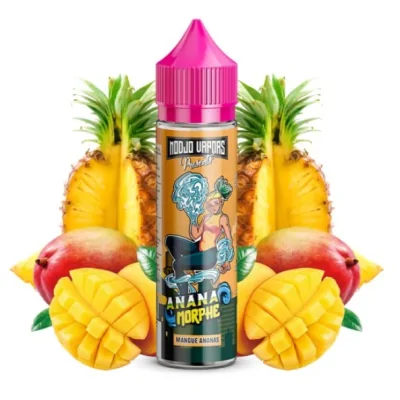 Ananamorphe 0mg 50ml - Modjo by Liquidarom - ShortfillGeschmack: Eine tropische Fusion aus schmackhafter Mango und saftiger Ananas.Marke LiquidaromSortiment ModjoLand FrankreichGeschmack GourmandePG/VG-Verhältnis 50/50Verpackung PE-Flasche 70ml mit kindersicherem Verschluss.Inhalt 50mlNikotindosierung 0mgPG/VG: 50/50 -  überdosiert15222Liquidarom High Quality French Vapors18,90 CHFsmoke-shop.ch18,90 CHF