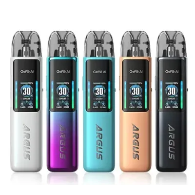 Voopoo Argus G2 Vape Kit - 1000 mAh - Fast USB CARGUS G2 setzt den sanften Geschmack und das Gefühl von ARGUS G fort und bietet gleichzeitig flexible und unterhaltsame interaktive Funktionen. Mit 5 Super-Kompetenzen, Super-Kapazität, super lange Lebensdauer, Super-Ausgang, super schnelles Aufladen, und überlegenen Geschmack, bringt es eine außergewöhnliche Erfahrung.E-Flüssigkeit Kapazität 2 mLMaterial Zinklegierung+PCLeistungsbereich ≤30 WBatteriekapazität 1000 mAhEmpfohlenes E-Liquid ≤50 mg (Freebase und Nikotinsalz E-Liquid)E-Liquid Füllung Top-FüllungPod-ParameterFassungsvermögen: 3,0 mL / 2,0 mL (TPD)Material: PCTGWiderstand: 0,4 Ω / 0,7 ΩEmpfohlenes E-Liquid: Freebase/Nikotin (≤30 mg)Geräte-ParameterName: ARGUS G2Material: Zink-Legierung + PCGröße: 121*26.4*15.2 mm (Standard)116*26,4*15,2 mm (TPD)Ausgangsleistung: 5-30 WAusgangsspannung: 3.2-4.2 VWiderstandswert: 0.4-3.0 ΩBatteriekapazität: 1000 mAh Eingebaute Batterie15336Voopoo26,00&nbsp;CHFsmoke-shop.ch26,00&nbsp;CHF