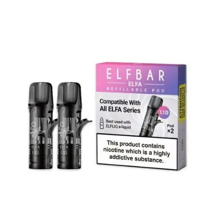 Elf Bar ELFA Pods - leere Nachfüll Kartuschen von Elf Bar (2 Pods)