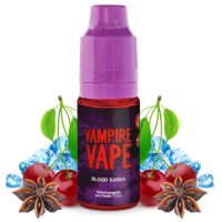 Blood Sukka Salt - Vampire Vape 10ml - vers. NikotinstärkenLieferumfang: 1x Blood Sukka - Vampire Vape 10ml - vers. NikotinstärkenGeschmack: Kirschen, Beeren und rote Früchte, die mit einem Hauch von Eukalyptus abgerundet wurden. Die Süße des Liquids wird durch eine Anis-Menthol-Note nochmal verstärkt. Hergestellt in England vers. Nikotinstärken auswählbar6mg normales Nikotin10 mg Nikotinsalz20 mg Nikotinsalz3542Vampire Vape3,90 CHFsmoke-shop.ch3,90 CHF