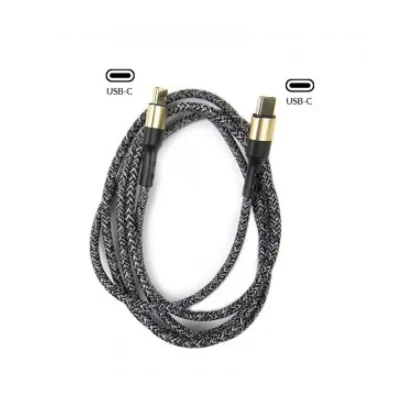 Kabel Schwarz Goldene Spitze 60W Type-C To Type-CUSB Typ-C auf USB Typ-C Premium-Kabel.Länge 1,2 Meter60WGeflochtenes Nylon für maximale Robustheit15373Smoke-Shop.ch3,90&nbsp;CHFsmoke-shop.ch3,90&nbsp;CHF