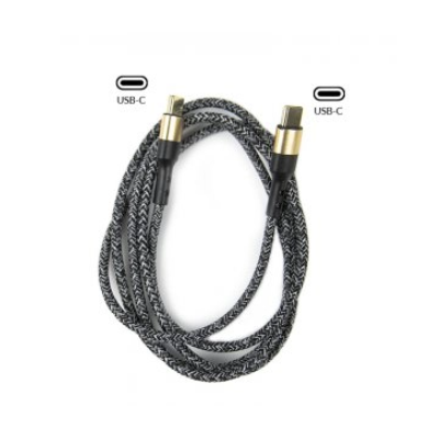 Kabel Schwarz Goldene Spitze 60W Type-C To Type-CUSB Typ-C auf USB Typ-C Premium-Kabel.Länge 1,2 Meter60WGeflochtenes Nylon für maximale Robustheit15373Smoke-Shop.ch7,90 CHFsmoke-shop.ch7,90 CHF