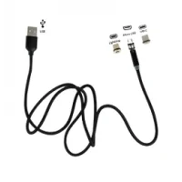 Magnetisches Datenübertragungs- und Ladekabel 540Grad - 1MUm 540° drehbares, magnetisches Kabel, mit dem alle Arten von Geräten aufgeladen werden können.3 verschiedene Aufsätze: USB-C, Lightning und Micro-USB.Eingangsanschluss in USB-A.Schnelles Aufladen und Datenübertragung.Datensynchronisationsgeschwindigkeit von bis zu 480 Mbps.Länge: 1 Meter.15374Smoke-Shop.ch5,30 CHFsmoke-shop.ch5,30 CHF