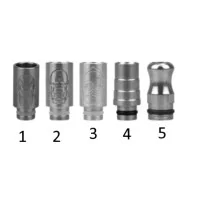 Drip Tip Wars - 510 - Edelstahl - Vers. AusführungenDrip Tip 510 aus Delrin oder PCTG.Mundstück geeignet für eine MTL ziehen.Einzeln verkauft.Drip Tip im Format 510 aus Metall.Ideal für einen RDL- oder MTL-Druck.Erhältlich in verschiedenen Mustern und Modellen.Wird pro Stück verkauft.15372Drip Tip5,50 CHFsmoke-shop.ch5,50 CHF