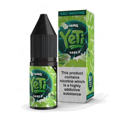 Yeti Salt - Blizzard Apple 10ml E Liquid Salt 20mgLieferumfang: 1x Yeti Salt - Blizzard Apple 10ml E Liquid Salt 20mgGeschmack:Die vom Sturm gefrorenen, knusprigen, roten und grünen Favoriten wurden zu dieser "Applanche" des Geschmacks kombiniert.Blizzard Apple von Yeti Salt enthält 20mg Nikotin pro 10ml FlascheVG/PG 60/40Schnelle NikotinaufnahmeSanfteres Gefühl im Hals, trotz höherer Dosierungneutralerer GeschmackOptimal nutzbar für POD Systeme oder MTL Tanks15471Yeti E-Liquid UK5,50 CHFsmoke-shop.ch5,50 CHF