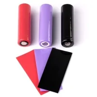 Schrumpfschlauch passend zugeschnitten auf 70mm für 18650 Zellen.