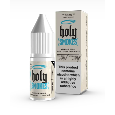 Holy Smokes Salts - Vanilla Milk Kentucky Tobacco 10ml- 20 mg NikotinsalzHoly Smokes Salts - Vanilla Milk Kentucky Tobacco 10ml- 20 mg NikotinsalzDiese cremige Version eines kultigen amerikanischen Tabakgeschmacks wird Liebhaber und Kritiker gleichermaßen mit seinen authentischen Aromen und seiner seidig-weichen Vanillemilch begeistern. Besser geht's nicht!Wahlmöglichkeit: 20mg Nikotinstärke50% VG / 50% PGInhalt: 10ml FertigliquidInhaltsstoffe: 2-Isopropyl-N,2,3-trimethylbutyramid; alpha-Ionen, Natürliche und naturidentische Aromen, NikotinsalzMehr InformationenHerstellerHoly CowNikotinstärke10 mg/ml, 20 mg/mlGeschmack TabakVerwendete AromenTabak, Vanille, MilchHerkunftEnglandFlaschengrösse10 mlMischverhältnis50% VG - 50% PGInhaltsstoffeGlycerin E422, Künstliche Aromen, Naturidentische Aromen, Natürliche Aromen, Nikotinsalz, Propylenglykol E1520Allergie - SucraloseFreiAllergie - DiacetylFrei15540Holy Cow - UK Liquids4,90 CHFsmoke-shop.ch4,90 CHF