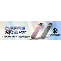 Spezialangebot - Bündle 2x Vaporesso XROS 4 Mini Pod Kit - Pod Starterkits USB -CSpezialangebot - Bündle 2x Vaporesso XROS 4 Mini Pod Kit - Pod Starterkits USB -CVerpassen Sie nicht das Bundle-Angebot für das Kit Xros 4 Mini von Vaporesso!Dank einer integrierten 1000mAh Batterie kann der Kit Pod bis zu 30W Leistung bringen. Er funktioniert mit den Kartuschen mit integriertem Widerstand Xros Pro Serie, die sowohl bis zu 2ml als auch 3mL Liquid enthalten können.1 XROS 4 MINI KIT GEKAUFT = 1 XROS 4 MINI KIT GESCHENKT (Das Angebot ist auf 5 Bundles pro Kundenkonto begrenzt).15559Vaporesso32,00 CHFsmoke-shop.ch32,00 CHF