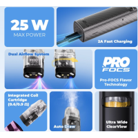 Uwell Dillon EM Vape Kit - USB C - 900 mAh 25 WattDas Uwell Dillon EM Pod-Kit ist eine vielseitige Option, die sowohl für Anfänger als auch für Experten geeignet ist. Mit seinem eingebauten 900mAh-Akku kann es mit einer maximalen Leistung von 25W betrieben werden und kann für einen ganzen Tag dauern. Dieses Kit bietet auch die Flexibilität der Wahl zwischen MTL (Mouth To Lung) und RDTL (Restricted Direct To Lung) vaping, mit einer Vielzahl von Spule Widerstände zur Verfügung. Komplett mit zwei Pods mit eingebauten Coils, ist alles, was links ist, um Ihre Lieblings-e-Flüssigkeit wählen und beginnen vaping.15572Uwell 19,90 CHFsmoke-shop.ch19,90 CHF
