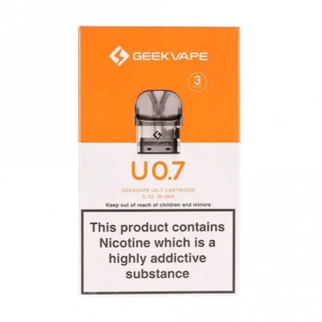 3x Ersatz Pods 2ml Wenax/Sonder -U Coil- 0.7 ohm von GeekVape