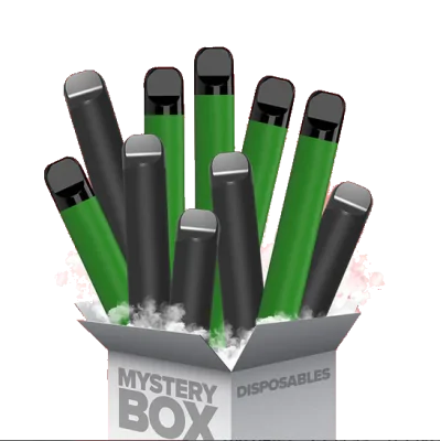 Mystery Box - 10x Disposible - Einweg E-Zigs - 20mgLieferumfang:  10x Disposible Einweg E-Zigaretten - 20mg NikotinsalzMach Dich bereit für ein aufregendes Vaping-Erlebnis mit unserer Disposable Vape Mystery Box! Darin finden Sie zufällige Einweg-Vapes von Marken wie Geekvape, Smok, Elf Bar, IVG, Elux, GeekBar, Nasty und mehr. Jeder Vape hat einen Nikotingehalt von 20 mg und ist in verschiedenen Geschmacksrichtungen erhältlich.10x zufällige Auswahl (3 CHF pro Stück) 15606Smoke-Shop.ch20,90 CHFsmoke-shop.ch20,90 CHF