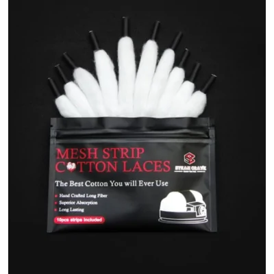 Cotton Mesh Strip Cotton laces - Steam Crave - 10 Strips SchnürsenkelwatteLieferumfang:1x Cotton Mesh Strip Cotton laces - Steam Crave - 10 Strips SchnürsenkelwatteHochwertige Baumwolle aus 100% natürlichem biologischem Anbau.Höhere SaugfähigkeitLange Haltbarkeit10 Stück im Beutel15613steam Crave4,10 CHFsmoke-shop.ch4,10 CHF