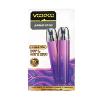 Spezialangebot - Bündle 1+1 Argus G2 Mini Pod 1200mAh - VoopooDie Argus-Familie wird mit der Ankunft des Argus G2 Mini Pods erweitert!Eingebauter 1200mAh-Akku, der über USB-C aufgeladen wird.Leistung per Knopfdruck von 5 bis 30 Watt einstellbar.Die Leistung passt sich automatisch an die eingelegte Patrone an (0,7ohm).Argus-Kartusche mit einer Kapazität von 3ml und Befüllung von oben.Eingebauter Widerstand (0.7Ohm).Einstellbare Airflow für sehr restriktives MTL-Ziehen oder semi-aerialen DL.Kompatibel mit allen Patronen der Argus pod series.Automatisches Ziehen durch Inhalation.15614Vaporesso24,90 CHFsmoke-shop.ch24,90 CHF