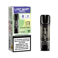 Tappo Air Blue Green Limited Edition 2024 + 3 Pods - 20MG Lost Mary - USB-CDie Batterie Limited Edition 2024 Tappo Air Lost Mary kommt in einem neuen Paket mit einem außergewöhnlichen Angebot!Finden Sie die Limited Edition 2024 Tappo Air Batterie (Farbe Blue Green) mit 750mAh in einem Entdeckungspaket mit 3 vorgefüllten 2mL Tappo Patronen in 20mg zu einem reduzierten Preis. Das perfekte Paket, um sich auf bevorstehende Sportereignisse vorzubereiten!Geschmack:  Pomme Peche, Passion Kiwi Goyave, Menthl Verte15624Maryliq - Salts16,90 CHFsmoke-shop.ch16,90 CHF