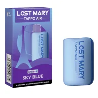 Tappo Air Blue Sky Blue Edition 2024 + 3 Pods - 20MG Lost Mary - USB-CDie Batterie Limited Edition 2024 Tappo Air Lost Mary kommt in einem neuen Paket mit einem außergewöhnlichen Angebot!Finden Sie die Limited Edition 2024 Tappo Air Batterie (Farbe Blue Green) mit 750mAh in einem Entdeckungspaket mit 3 vorgefüllten 2mL Tappo Patronen in 20mg zu einem reduzierten Preis. Das perfekte Paket, um sich auf bevorstehende Sportereignisse vorzubereiten!Geschmack: Fr aise Framboise, Peche Glacee, USA Mix15625Maryliq - Salts16,90 CHFsmoke-shop.ch16,90 CHF Tappo Air Blue Sky Blue Edition 2024 + 3 Pods - 20MG Lost Mary - USB-CDie Batterie Limited Edition 2024 Tappo Air Lost Mary kommt in einem neuen Paket mit einem außergewöhnlichen Angebot!Finden Sie die Limited Edition 2024 Tappo Air Batterie (Farbe Blue Green) mit 750mAh in einem Entdeckungspaket mit 3 vorgefüllten 2mL Tappo Patronen in 20mg zu einem reduzierten Preis. Das perfekte Paket, um sich auf bevorstehende Sportereignisse vorzubereiten!Geschmack: Fr aise Framboise, Peche Glacee, USA Mix15625Maryliq - Salts16,90 CHFsmoke-shop.ch16,90 CHF