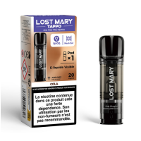 Pod Tappo Air 2ml - 20mg Lost Mary -1x Nachfüll Kartusche von Lost MaryDie Tappo-Patronen von Lost Mary sind jetzt bei smoke-shop.ch erhältlich!Finden Sie 11 verschiedene und überraschende Geschmacksrichtungen, die Ihnen mit Sicherheit gefallen werden.Die Flüssigkeit ist vom Widerstand getrennt, Sie müssen nur die Patrone einclipsen (indem Sie sie auf die Batteriebasis drücken), um sie mit der Vorrichtung "QUAQ Mesh + Coil" in Kontakt zu bringen, um ein Dampfen mit dem Gefühl außergewöhnlicher Aromen zu erhalten.Der Pod ist durchsichtig und lässt den Flüssigkeitsstand erkennen, so dass der Benutzer seinen nächsten Kauf leicht voraussehen kann!Vers. Geschmacksrichtungen auswählbarKompatibel mit Elfa PodsLieferumfang:  1 Pod à 2 ml15626Maryliq - Salts3,80 CHFsmoke-shop.ch3,80 CHF