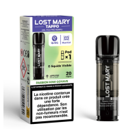 Pod Tappo Air 2ml - 20mg Lost Mary -1x Nachfüll Kartusche von Lost MaryDie Tappo-Patronen von Lost Mary sind jetzt bei smoke-shop.ch erhältlich!Finden Sie 11 verschiedene und überraschende Geschmacksrichtungen, die Ihnen mit Sicherheit gefallen werden.Die Flüssigkeit ist vom Widerstand getrennt, Sie müssen nur die Patrone einclipsen (indem Sie sie auf die Batteriebasis drücken), um sie mit der Vorrichtung "QUAQ Mesh + Coil" in Kontakt zu bringen, um ein Dampfen mit dem Gefühl außergewöhnlicher Aromen zu erhalten.Der Pod ist durchsichtig und lässt den Flüssigkeitsstand erkennen, so dass der Benutzer seinen nächsten Kauf leicht voraussehen kann!Vers. Geschmacksrichtungen auswählbarKompatibel mit Elfa PodsLieferumfang:  1 Pod à 2 ml15626Maryliq - Salts3,80 CHFsmoke-shop.ch3,80 CHF