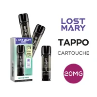 Pod Tappo Air 2ml - 20mg Lost Mary -1x Nachfüll Kartusche von Lost MaryDie Tappo-Patronen von Lost Mary sind jetzt bei smoke-shop.ch erhältlich!Finden Sie 11 verschiedene und überraschende Geschmacksrichtungen, die Ihnen mit Sicherheit gefallen werden.Die Flüssigkeit ist vom Widerstand getrennt, Sie müssen nur die Patrone einclipsen (indem Sie sie auf die Batteriebasis drücken), um sie mit der Vorrichtung "QUAQ Mesh + Coil" in Kontakt zu bringen, um ein Dampfen mit dem Gefühl außergewöhnlicher Aromen zu erhalten.Der Pod ist durchsichtig und lässt den Flüssigkeitsstand erkennen, so dass der Benutzer seinen nächsten Kauf leicht voraussehen kann!Vers. Geschmacksrichtungen auswählbarKompatibel mit Elfa PodsLieferumfang:  1 Pod à 2 ml15626Maryliq - Salts3,50 CHFsmoke-shop.ch3,50 CHF
