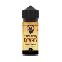 Villain Vapors Cow Boy - Vanilla Tobacco 0mg 100ml - Five Pawns - shortfill