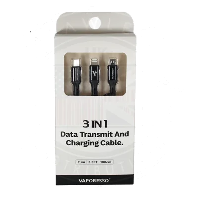 Multifunktions - USB Kabel 3 in 1 Type C, Micro USB, Lightning (Iphone) VaporessoLieferumfangMultifunktions - USB Kabel 3 in 1 Type C, Micro USB, Lightning (Iphone) Vaporesso3 in 1 Kabel.Eingang: USBAusgänge: Lightning, Typ C und Micro Usb.Schnellladung: 2,1 A für 3 Geräte gleichzeitig.Anti-Knoten-Kabel.Gesamtlänge mit Kabel: 120cm15650Smoke-Shop.ch1,90 CHFsmoke-shop.ch1,90 CHF Multifunktions - USB Kabel 3 in 1 Type C, Micro USB, Lightning (Iphone) VaporessoLieferumfangMultifunktions - USB Kabel 3 in 1 Type C, Micro USB, Lightning (Iphone) Vaporesso3 in 1 Kabel.Eingang: USBAusgänge: Lightning, Typ C und Micro Usb.Schnellladung: 2,1 A für 3 Geräte gleichzeitig.Anti-Knoten-Kabel.Gesamtlänge mit Kabel: 120cm15650Smoke-Shop.ch1,90 CHFsmoke-shop.ch1,90 CHF