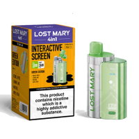 Lost Mary 4 in 1 Disposable Kit - Green Edition 20 mgDas Lost Mary 4-in-1 Kit wurde für Komfort und Langlebigkeit entwickelt. Dieses Kit enthält vier vorgefüllte 2ml Pods, die jeweils 20mg Nikotinsalz E-Liquid enthalten und für einen befriedigenden Nikotinstoß, klaren Geschmack und ein sanftes Dampferlebnis sorgen. Das Gerät verfügt über einen 850mAh-Akku, der USB-C-Schnellladung unterstützt und so eine längere Nutzung mit minimaler Ausfallzeit ermöglicht. Dank des branchenweit ersten interaktiven Bildschirms können Benutzer ihre Verdampfungseinstellungen, die Akkulaufzeit und die Pod-Nutzung einfach überwachen, was das Verdampfungserlebnis insgesamt verbessert.Die Lost Mary 4-in-1 Kit beschäftigt fortschrittliche Mesh-Spule Technologie mit einem 1,2 Ω Widerstand, was zu überlegenen Geschmack Produktion und Dampfausgabe. Mit dem Eco-Modus können Benutzer bis zu 3200 Züge genießen, was es zu einer kostengünstigen und bequemen Option für erwachsene Dampfer macht. Das ergonomische Design ermöglicht einen bequemen Griff und eine mühelose Aufbewahrung in jeder Tasche oder jedem Fach, was eine nahtlose und tragbare Nutzung gewährleistet.Lost Mary 4in1 Green Edition - Enthält die Kapseln Double Apple, Lemon Lime, Menthol und Apple Pear15653Elf Bar - Disposable Pods9,90 CHFsmoke-shop.ch9,90 CHF