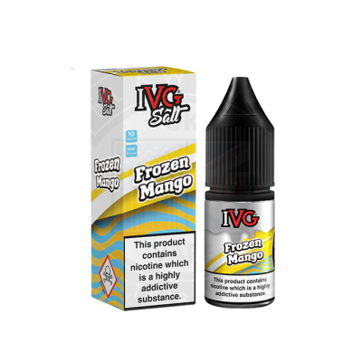 I VG 50/50 - Frozen Mango 10ml - 5mg NikotinsalzExotische Noten von Mango sind mit einer kühlenden Schicht von eisigem Menthol gekrönt, wodurch die perfekte für die heißen Sommermonate. Lieferumfange: I VG 50/50 - Frozen Mango 10ml - 5mgExotische Noten von Mango sind mit einer kühlenden Schicht von eisigem Menthol gekrönt, wodurch die perfekte für die heißen Sommermonate.I VG 50:50 E-Flüssigkeit kommt als 10ml vaping Flüssigkeit entweder 5mg, 10mg 20mg von Nikotin enthält.50% / 50%15752I VG (I Vape Great) Premium Liquids3,90 CHFsmoke-shop.ch3,90 CHF