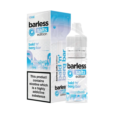 Barless salts edition bald'n'berg bar 10ml - 10 mg NikotinsalzBarless salts edition bald'n'berg bar 10ml - 20 mg Nikotinsalzbarless salts edition ist ein Sortiment, das den Geschmack klassischer Einweg-Vape-Aromen nachahmt.Bald'n'Berg - Ein absoluter Klassiker, der nicht zu übertreffen ist. Die unschlagbare Kombination aus gemischten Beeren, Anis und Menthol ist wahrhaftig eine für die Ewigkeit!Jede Flasche hat ein Verhältnis von 50VG/50PG, perfekt für Pod-Geräte und Mund-zu-Lunge-Vapen. 10ml5mg/10mg/20mgNik-Salz50VG/50PG15754Bar Juice 5000 - Premium UK Liquids4,50 CHFsmoke-shop.ch4,50 CHF