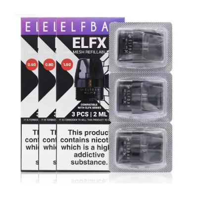 ELF X - Kartusche - vers. Ohm - 3 Pods - Elf BarELF X - Kartusche - vers. Ohm  - 3 PodsDie ELFX Pods sind Ersatzkapseln für das ELFX Pod Vape Kit von Elf Bar, das sich durch einen seitlichen Befüllungsanschluss, ein ergonomisches, komfortables Mundstück und die branchenweit erste Dual-Mesh-Spulentechnologie auszeichnet, die ein sanftes und geschmacksintensives Mund-zu-Lunge (MTL)-Dampferlebnis ermöglicht.Erhältlich in einer Auswahl von 0,4Ω, 0,6Ω, 0,8Ω und 1,0Ω Pod-Typen, die ELFX nachfüllbar e-Flüssigkeit Pod ist perfekt für den Einsatz mit Elf Bar's Elfliq Nik Salz e-Flüssigkeit.Verkauft in einer 3er-Packungen.15760Elf Bar - Disposable Pods9,90 CHFsmoke-shop.ch9,90 CHF