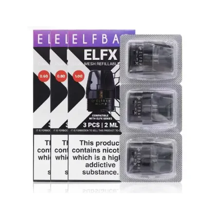 ELF X - Kartusche - vers. Ohm - 3 Pods - ELFBAR - 2ml