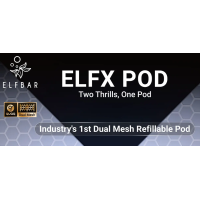 ELF X - Kartusche - vers. Ohm - 3 Pods - Elf Bar - 2mlELF X - Kartusche - vers. Ohm  - 3 PodsDie ELFX Pods sind Ersatzkapseln für das ELFX Pod Vape Kit von Elf Bar, das sich durch einen seitlichen Befüllungsanschluss, ein ergonomisches, komfortables Mundstück und die branchenweit erste Dual-Mesh-Spulentechnologie auszeichnet, die ein sanftes und geschmacksintensives Mund-zu-Lunge (MTL)-Dampferlebnis ermöglicht.Erhältlich in einer Auswahl von 0,4Ω, 0,6Ω, 0,8Ω und 1,0Ω Pod-Typen, die ELFX nachfüllbar e-Flüssigkeit Pod ist perfekt für den Einsatz mit Elf Bar's Elfliq Nik Salz e-Flüssigkeit.Verkauft in einer 3er-Packungen.15760Elf Bar - Disposable Pods9,90 CHFsmoke-shop.ch9,90 CHF