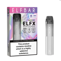 ELFBAR - ELF X Kit - Vers. Farben - 1000 mah - Airflow - Mesh Coils USB-CDas ELFBAR ELFX Pod Kit wurde entwickelt, um Ihr Dampferlebnis zu verbessern. Ausgestattet mit einem robusten 1000mAh Akku, bietet es reichlich Leistung für längere Verdampfungssessions. Mit einer maximalen...Lieferumfang: 1 x ELFX device1 x ELFX Dual Mesh 0.6Ω Pod1 x ELFX Dual Mesh 0.8Ω Pod1 x Type-C USB Cable1 x User Manual 15761Elf Bar - Disposable Pods18,90 CHFsmoke-shop.ch18,90 CHF